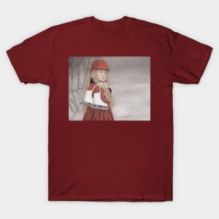 Girl with Ice Skates T-Shirt